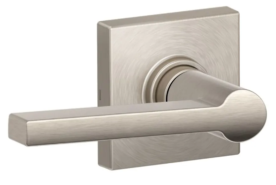 Solstice Lever w/ Collins Trim - nickel