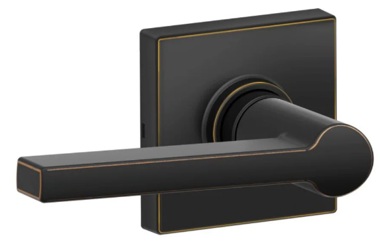 Solstice Lever w/ Collins Trim - bronze