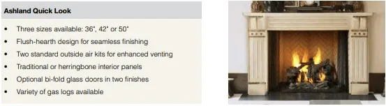 ashland wood burning fireplace installation georgia