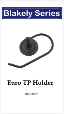 Bronze Euro TP Holder from the Blakely Series.