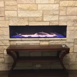 electric fireplace installation