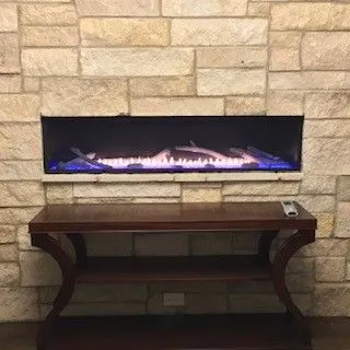 electric fireplace installation