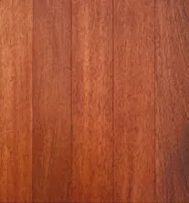Vertical wooden planks, reddish-brown color, with visible wood grain and texture.